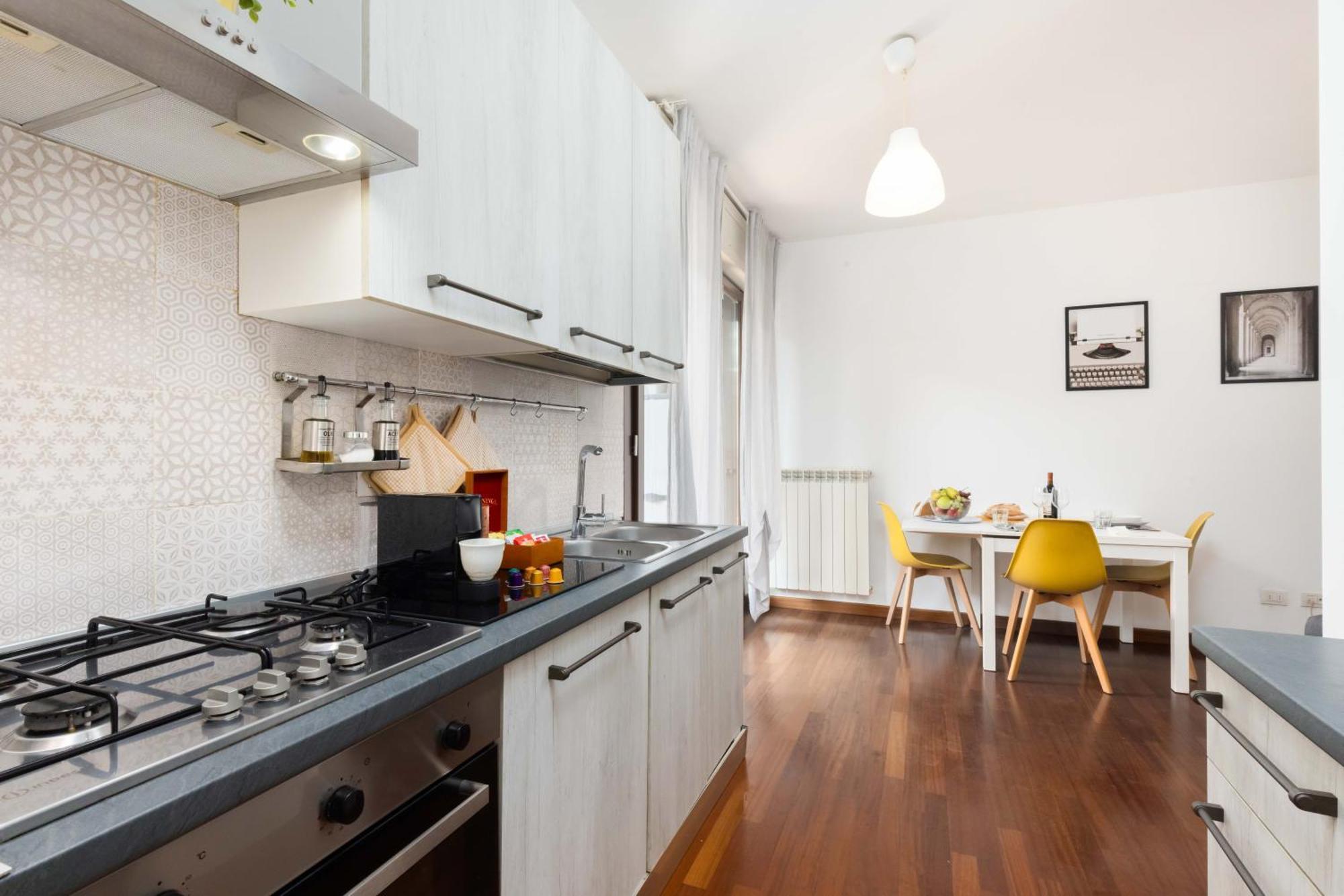 Apartament Terrace Milan Con Parcheggio Incluso Zewnętrze zdjęcie