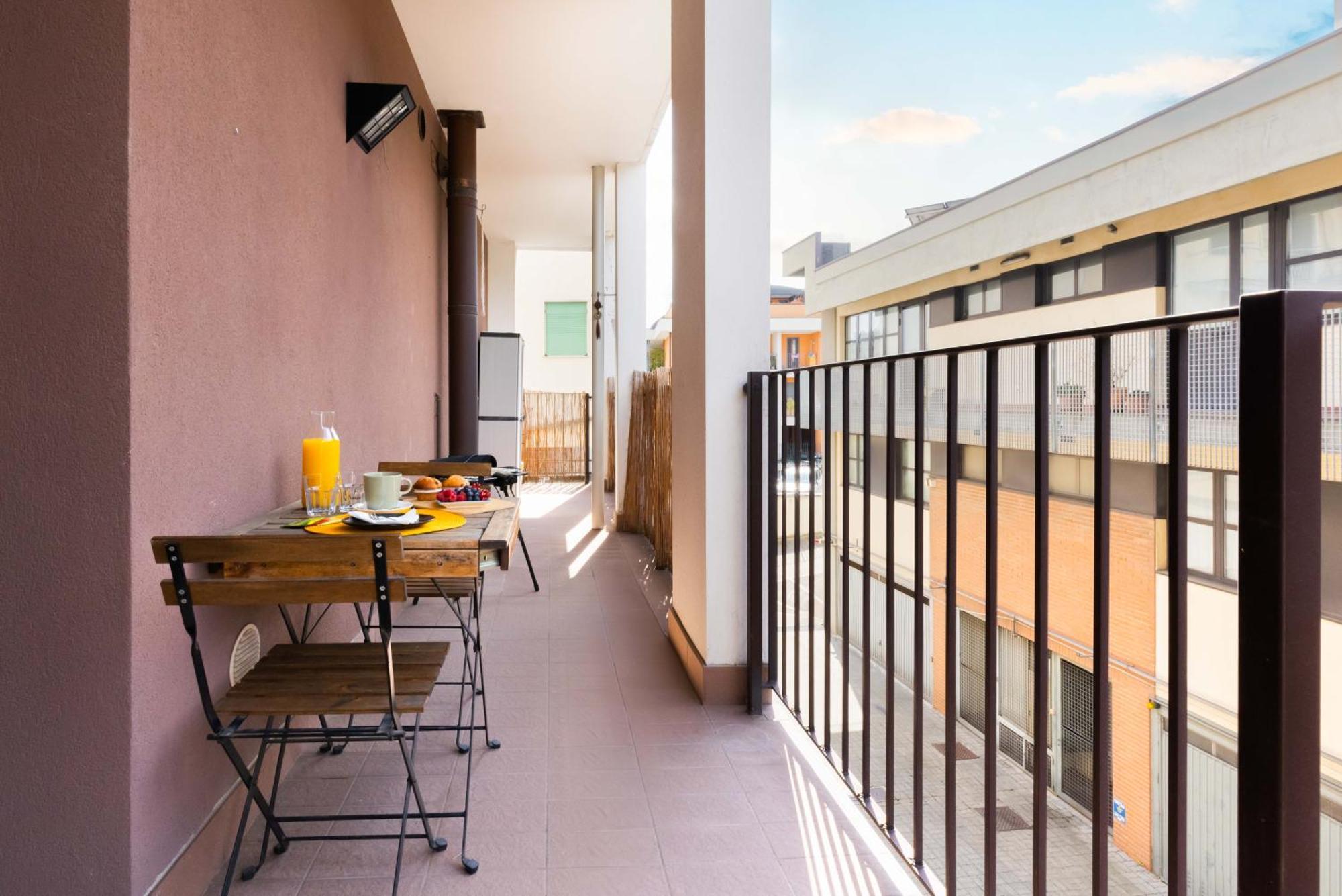Apartament Terrace Milan Con Parcheggio Incluso Zewnętrze zdjęcie