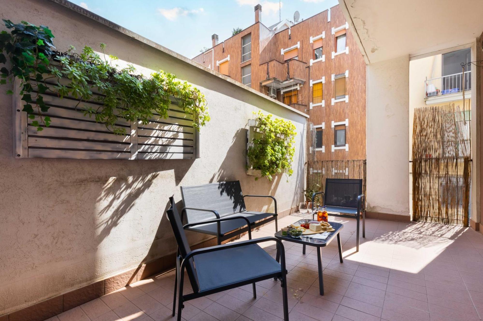 Apartament Terrace Milan Con Parcheggio Incluso Zewnętrze zdjęcie
